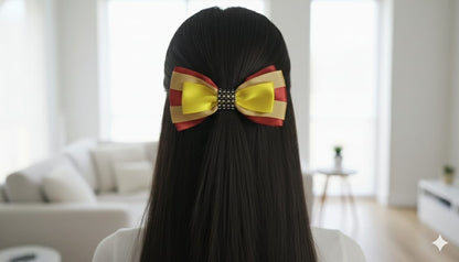 Renkli Saten Fiyonk Kurdele Toka