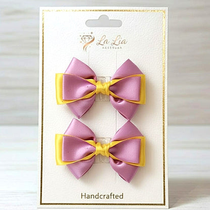 Lia Saten Fiyonk Kurdele Otomatik ve Kıskaç Klips Orta Boy