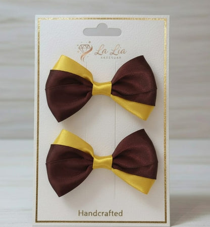 Lia Saten Fiyonk Kurdele Otomatik Klips Büyük Boy Toka