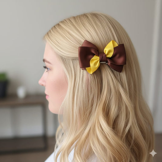 Lia Saten 3"lü Orta Boy Kıskaç Toka Takımı