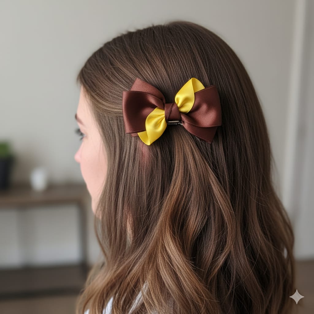 Lia Saten 3"lü Orta Boy Kıskaç Toka Takımı